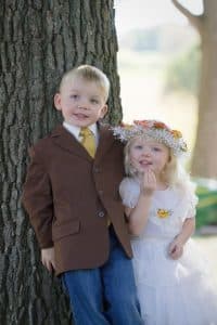 WI-Wedding-SunflowerHill-RingBearer-FlowerGirl